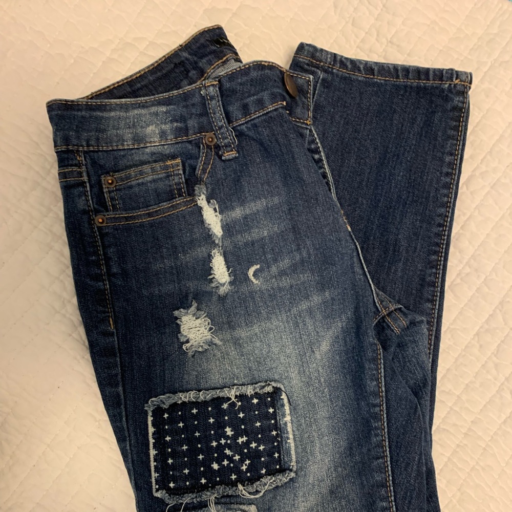 PATCHWORK JEANS